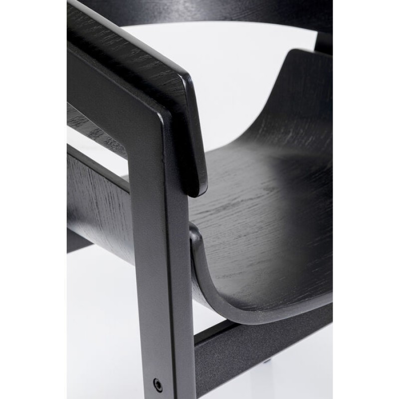 Chair with Armrest Biarritz Black